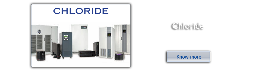 Chloride is the specialist provider of critical power protection solutions and services.